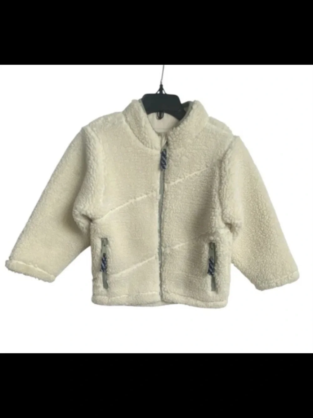 Hanna Andersson In Lambs Wool Faux Shearling Sherpa Jacket Girls Size 4 100cm
